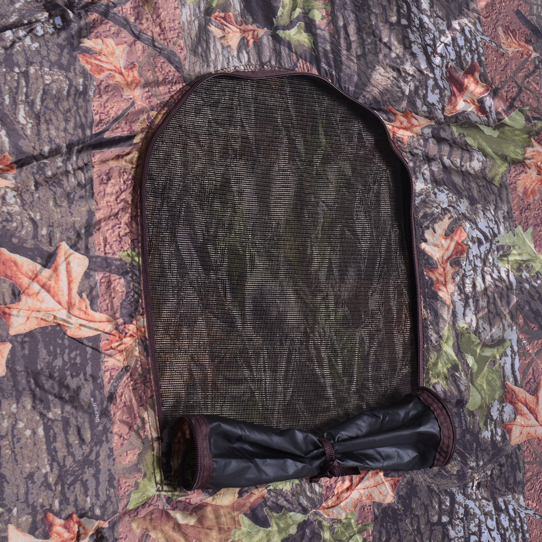 Portable Hunting Blind Pop Up Ground Camo Weather Resistant Hunting Enclosure Image 7