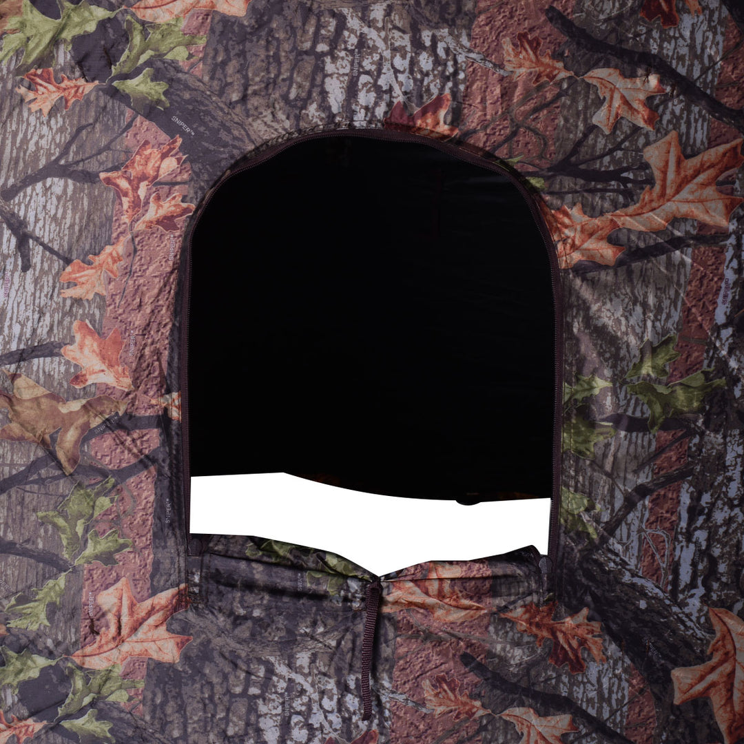 Portable Hunting Blind Pop Up Ground Camo Weather Resistant Hunting Enclosure Image 9