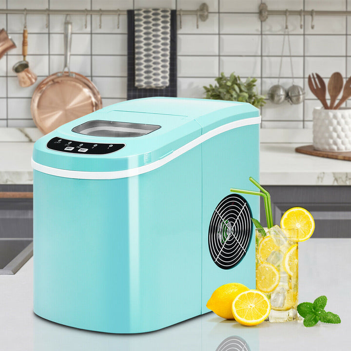 Stakol Portable Compact Electric Ice Maker Machine Mini Cube 26lb/Day Mint Green Image 4