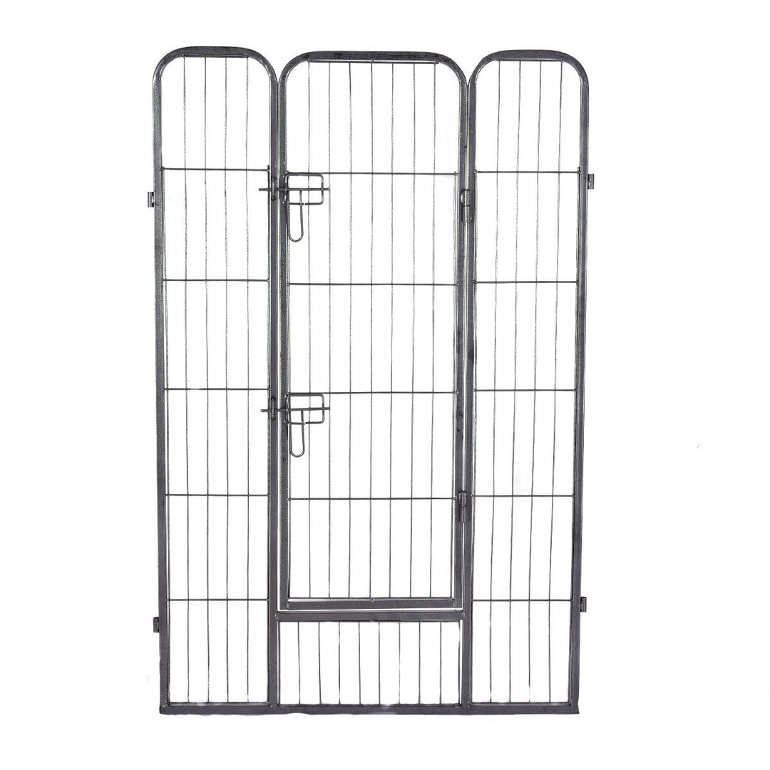 40 8 Panel Pet Puppy Dog Playpen Door Exercise Kennel Fence Metal Image 6