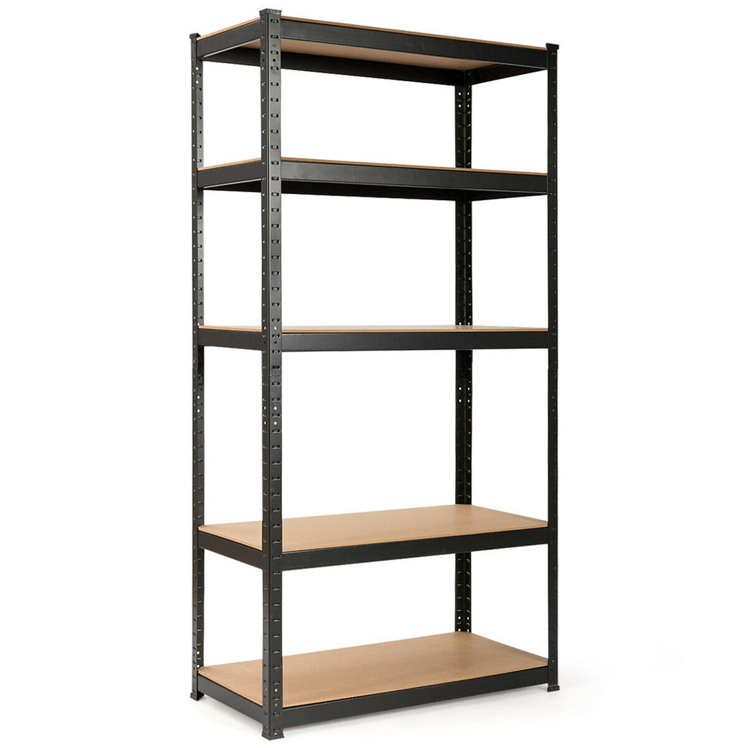 72 Steel 5-tier Garage Shelf Metal Storage Adjustable Unit Image 11