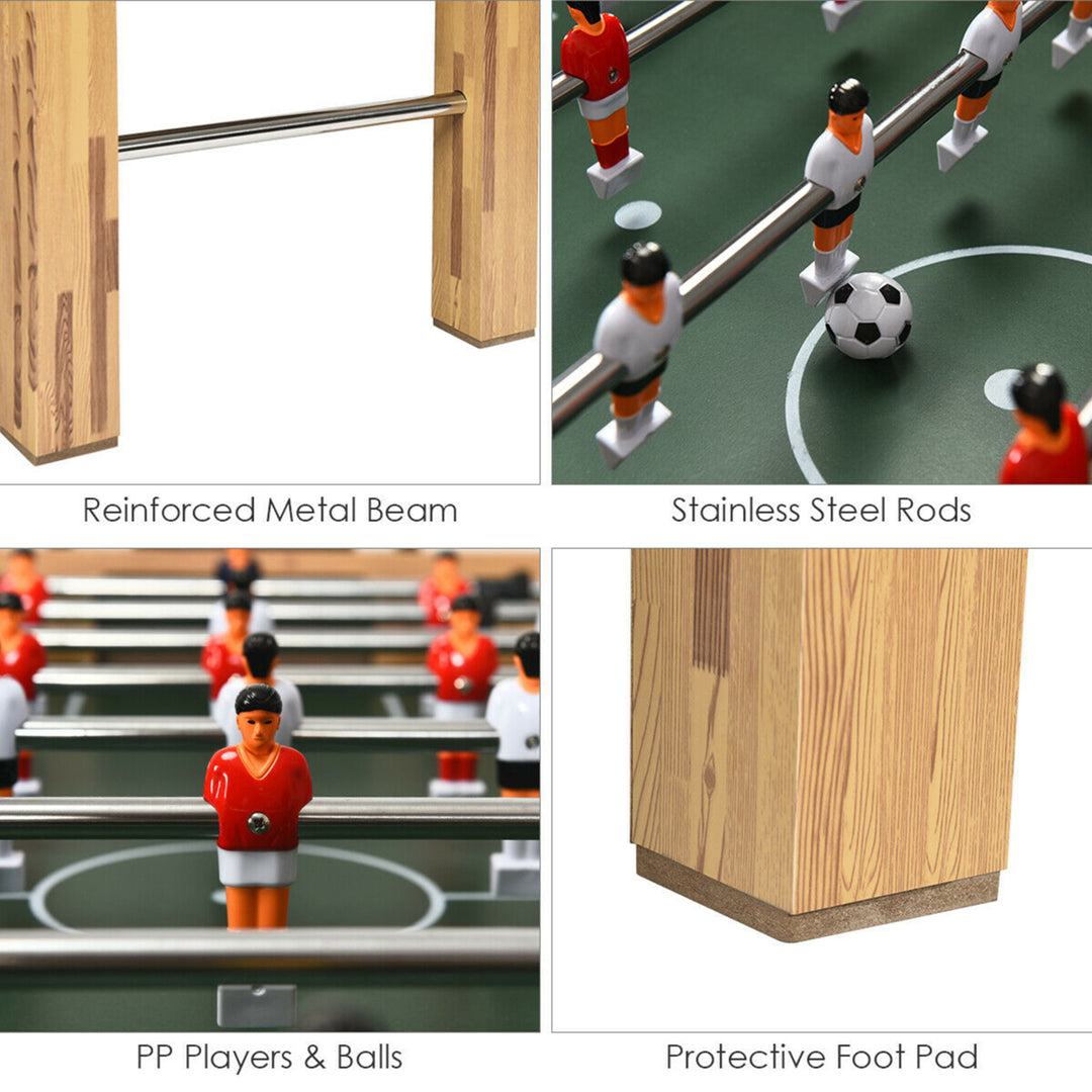 48 Foosball Table Home Soccer Game Table Christmas Families Party Recreation Image 10