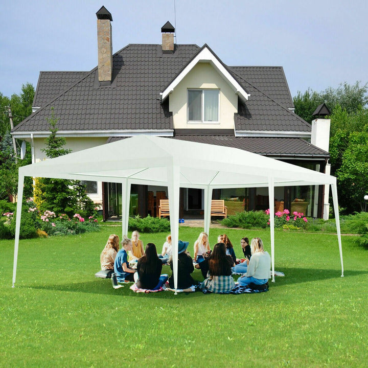 10x20 Outdoor Canopy Weather-resistant Tent Wedding Party Tent 6 Sidewalls W/Carry Bag Image 3