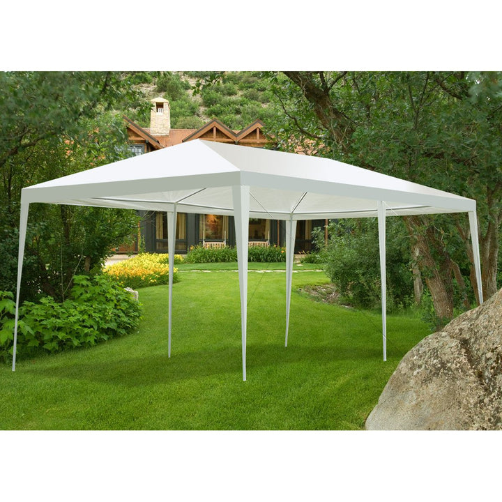 10x20 Heavy Duty Canopy Party Gazebo Cater Event Wedding TentW/Side Walls Image 2