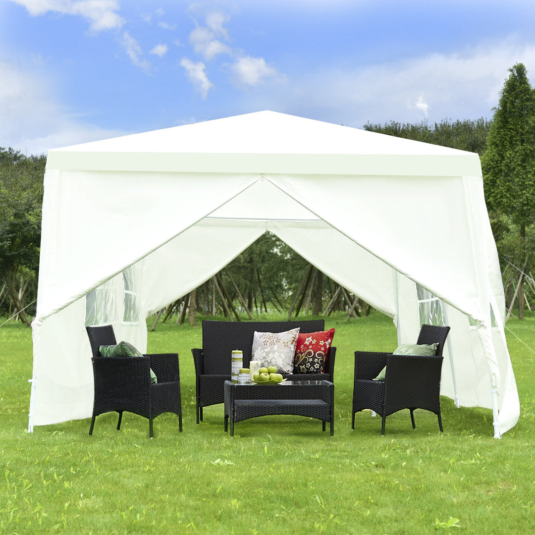 Heavy Duty 10x20 Canopy Party Gazebo Cater Event Wedding TentW/Side Walls Image 4