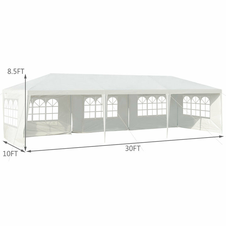 Outdoor 10x30 Heavy-duty Gazebo Wedding Canopy Party Pavilion Image 2