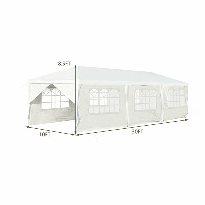 10x30 Outdoor Heavy-duty Gazebo Wedding Canopy Party Pavilion Image 4