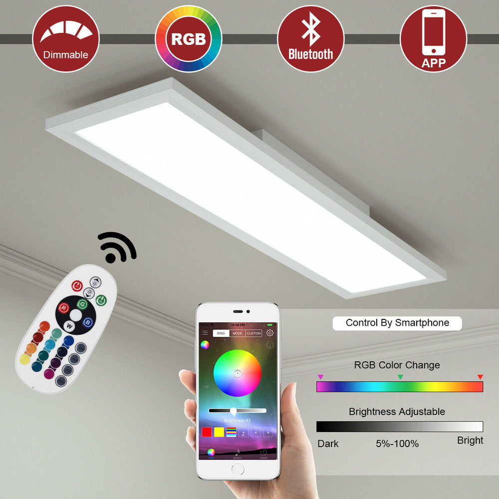 18W RGB LED Ceiling Light w/ APP and Remote Control Home Image 2