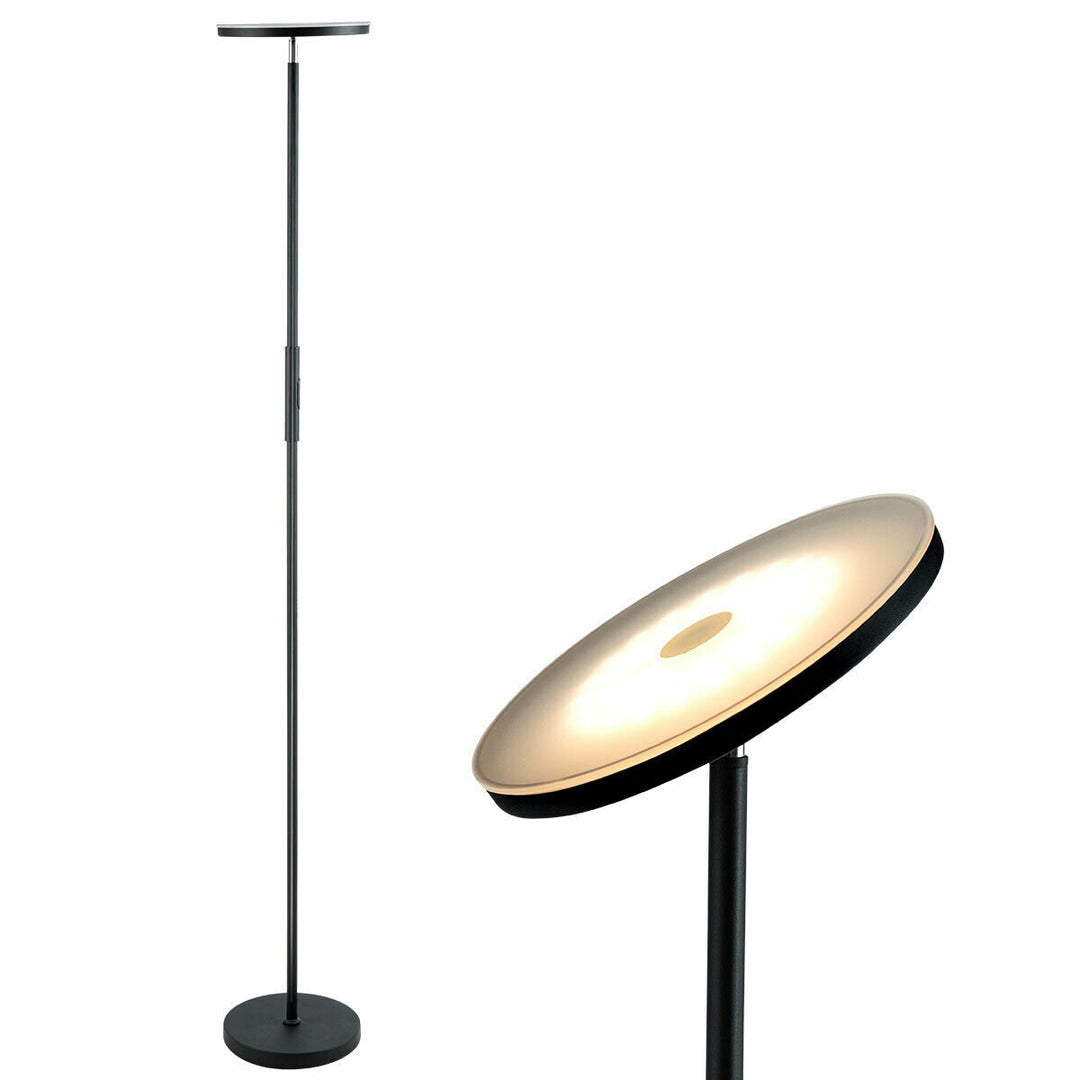 Standing Sky LED Light Modern Dimmable Torchiere Touch Control Bedroom Office Image 8