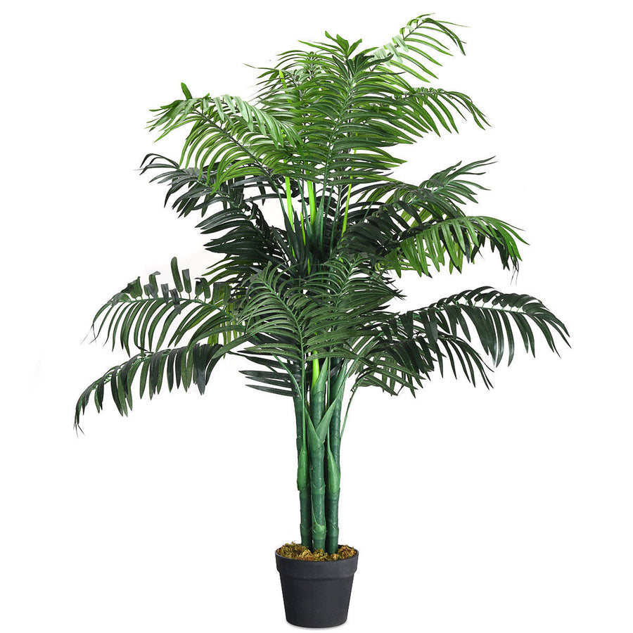 Artificial Areca Palm Decorative Silk Tree w/Basket 3.5 Feet Holiday Decor Image 1