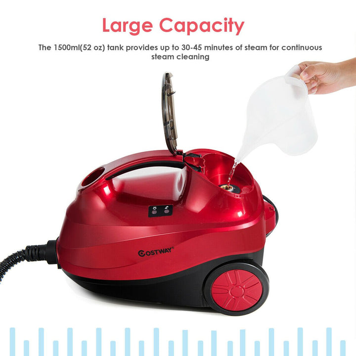 2000W Heavy Duty Steam Cleaner Mop Multi-Purpose W/19 Accessories 4.0 Bar 1.5L Image 8