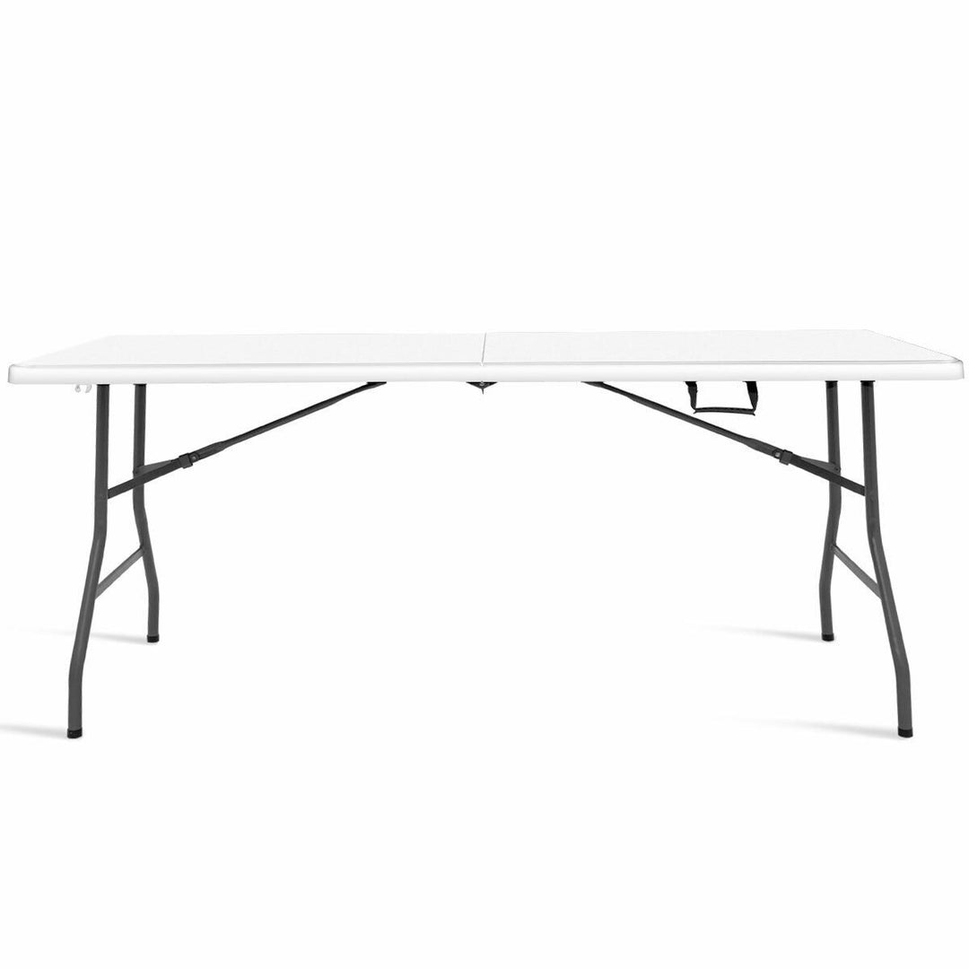 6 Folding Table Portable Plastic Indoor Outdoor Picnic Party Dining Camp Tables Image 9