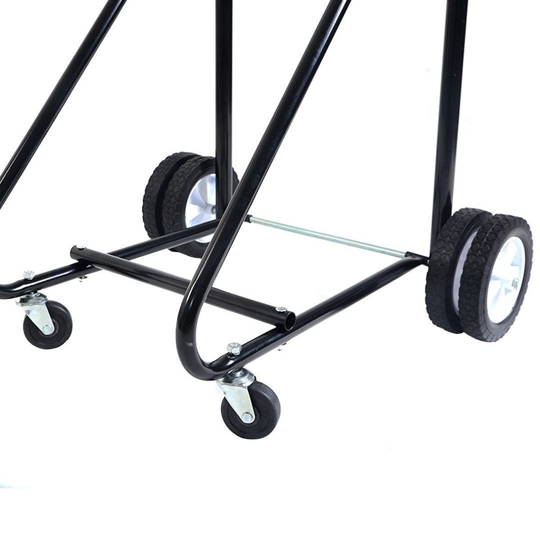 315 LBS Outboard Boat Motor Stand Carrier Cart Dolly Storage Pro Heavy Duty Image 7