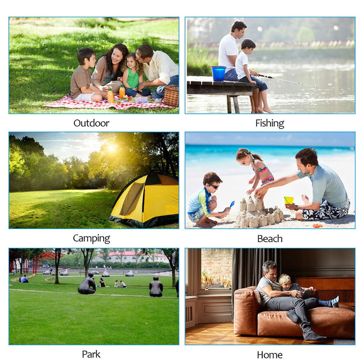 Collapsible Portable Swivel Camping Chair 360degreesFree Rotation for Picnic Fishing Image 9