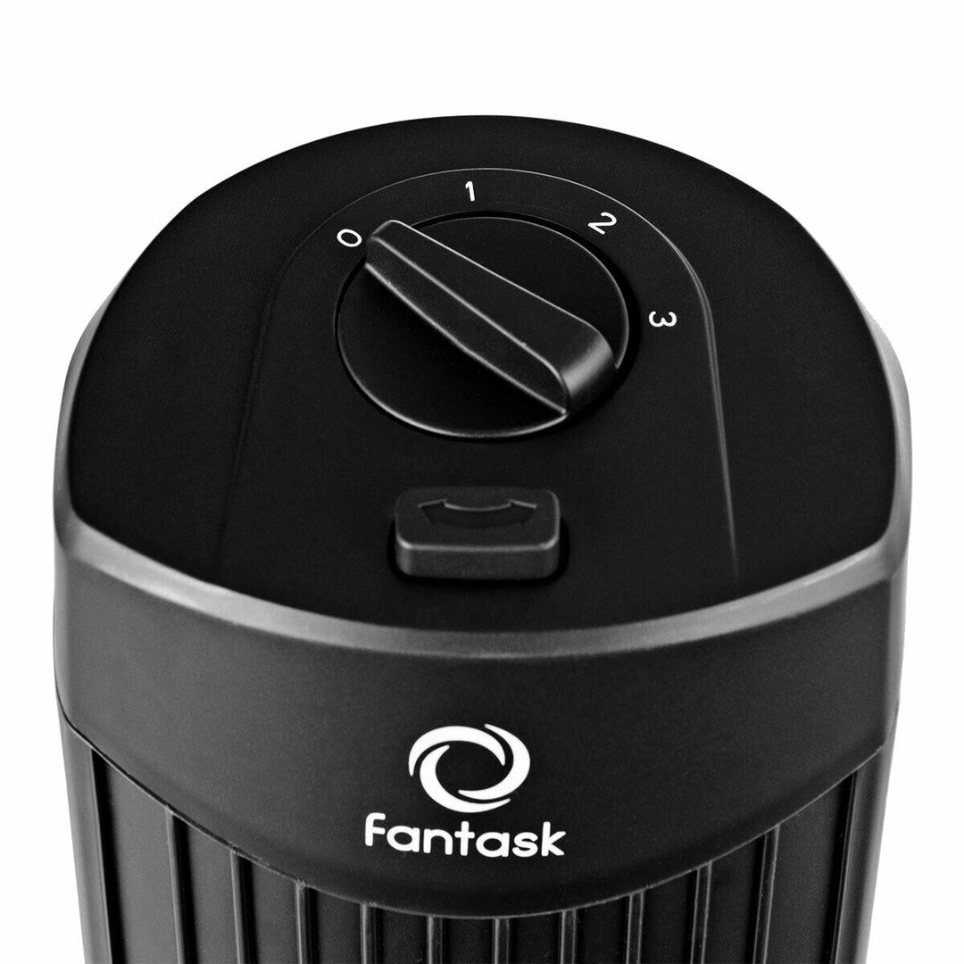 28 Portable Oscillating Tower Fan w/ 3 Speed Low Noise Home Office Black Image 4