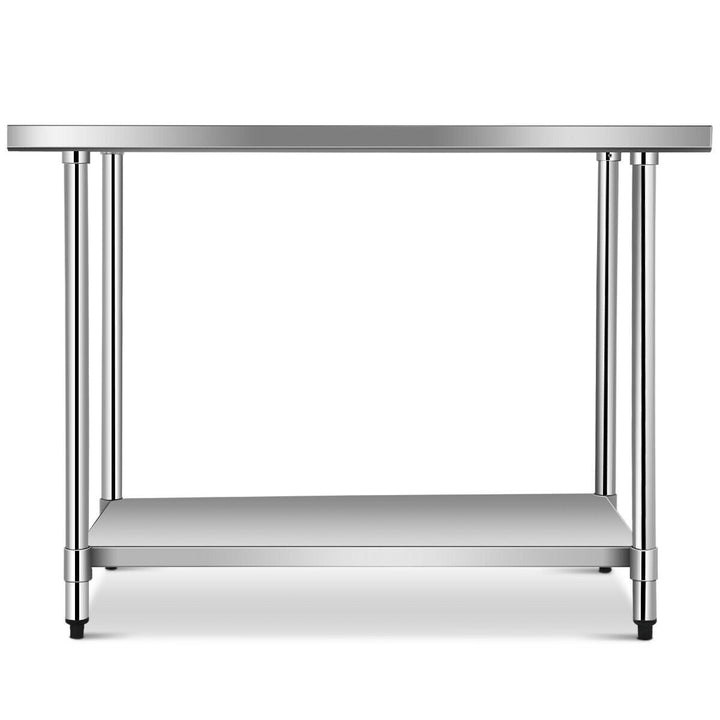 30 x 48 Stainless Steel Food Prep and Work Table Commercial Kitchen Table Silver Image 9