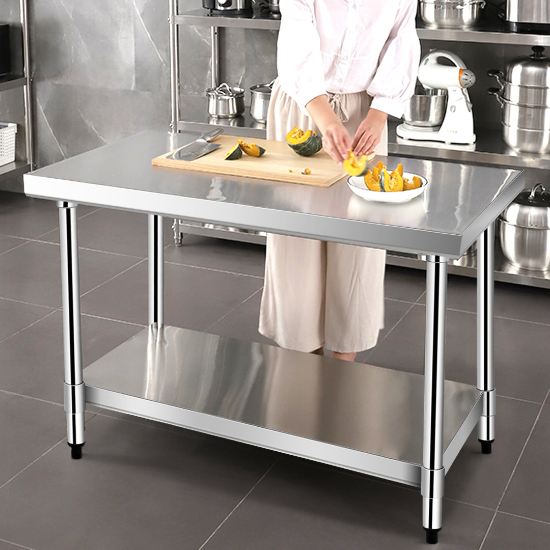 24 x 36 Stainless Steel Food Prep and Work Table Commercial Kitchen Worktable Image 4