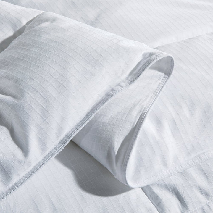 All Seasons Dobby Square Down Alternative Comforter - Versatile and Cozy Bedding, Machine Washable Comforter Image 6