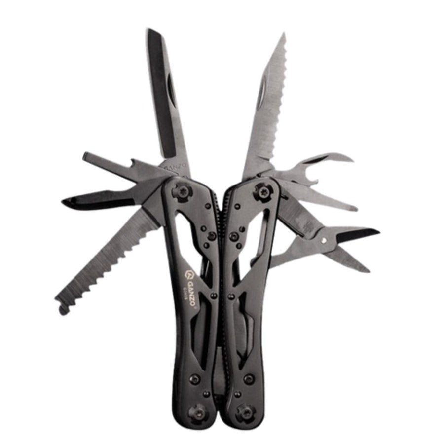 Multi Tools Folding Plier Fishing Camping Outdoor Survival EDC Gear Pocket Knife Scissors Screwdriver Bits Image 1