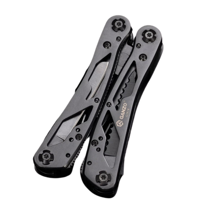 Multi Tools Folding Plier Fishing Camping Outdoor Survival EDC Gear Pocket Knife Scissors Screwdriver Bits Image 3