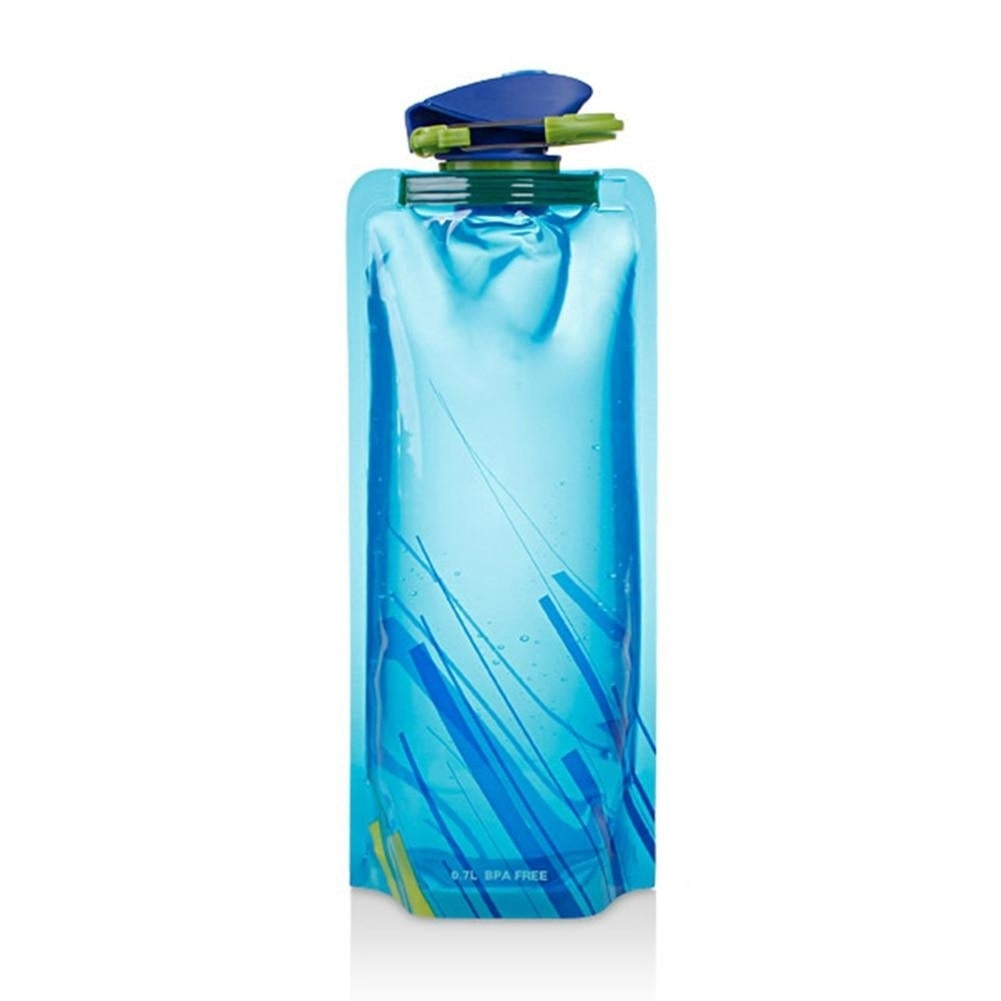 Reusable Sports Travel Portable Collapsible Folding Drink Water Bottle 700mL Image 9