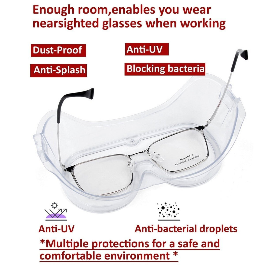 Transparent Protective Glasses Safety Goggles Image 4