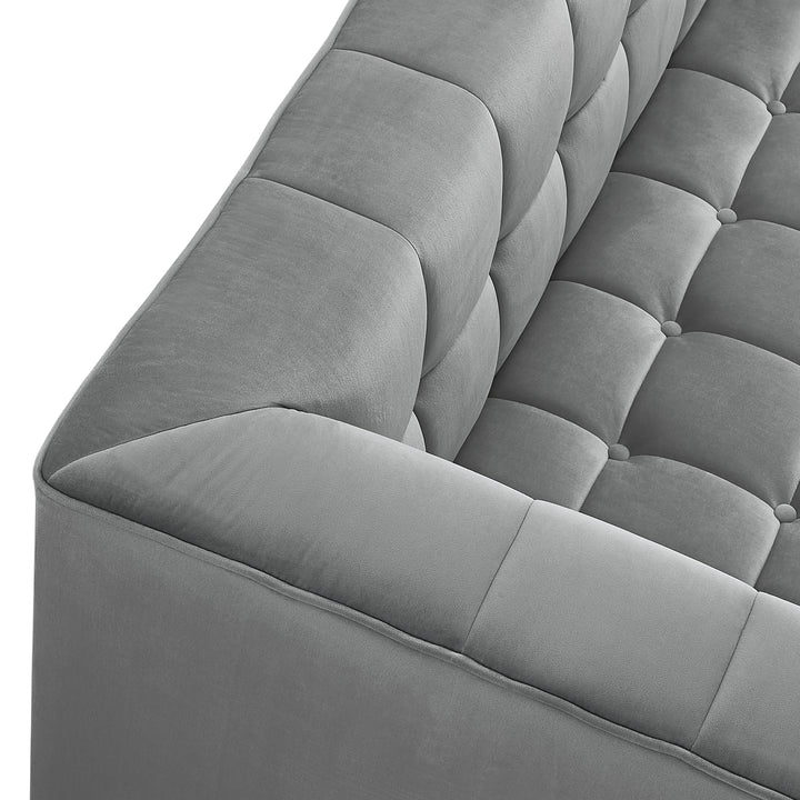 Lyla Sofa-Biscuit Tufted-Lucite Leg-Sinuous Springs Image 7