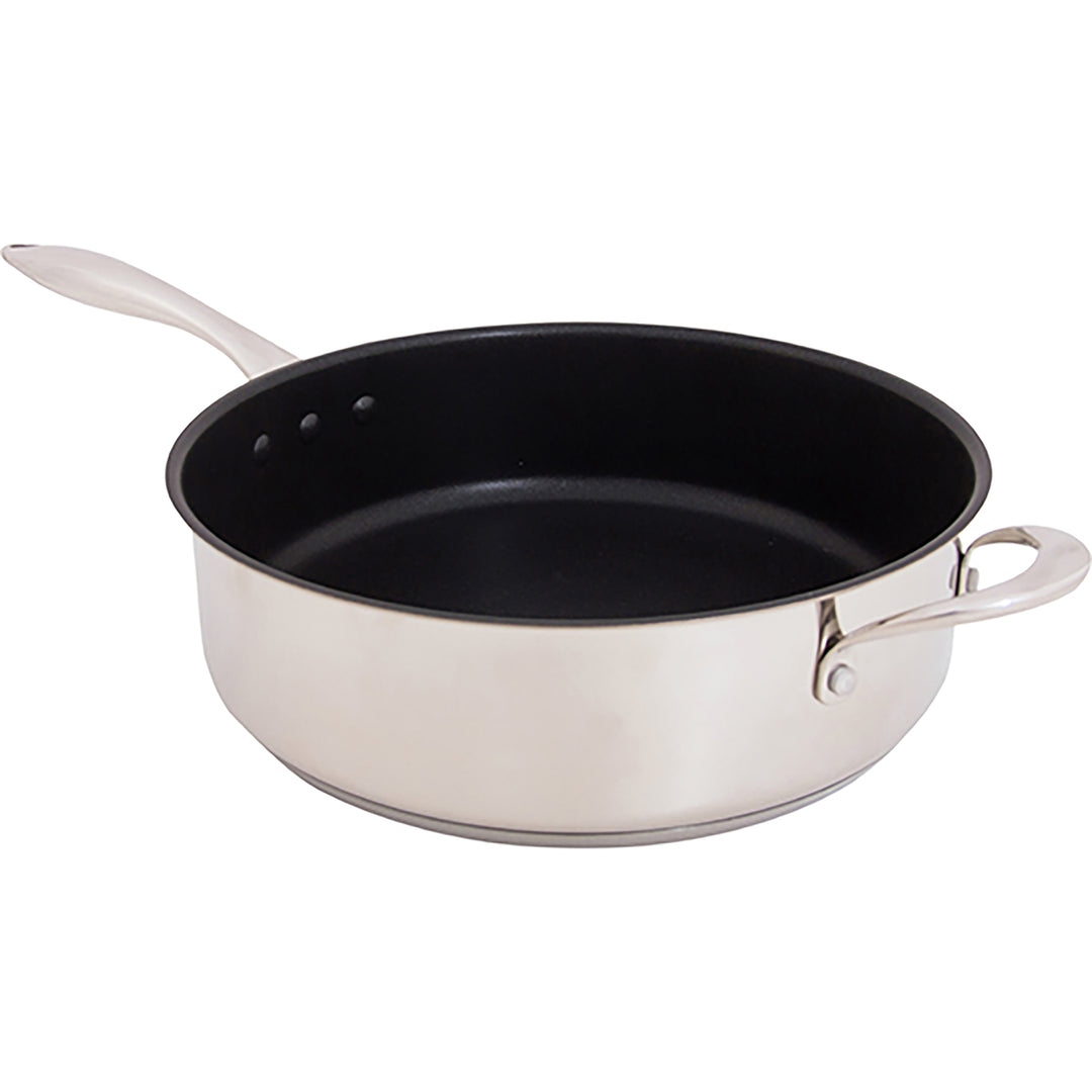 Ozeri Stainless Steel All-In-One Sauce Pan 5L Non-Stick PFOA Free ETERNA Coating Image 5