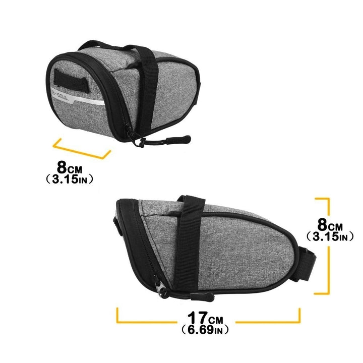 Portable Waterproof Bike Saddle Cycling Seat Pouch Bicycle Tail Bags Rear Pannier Equipment Image 8