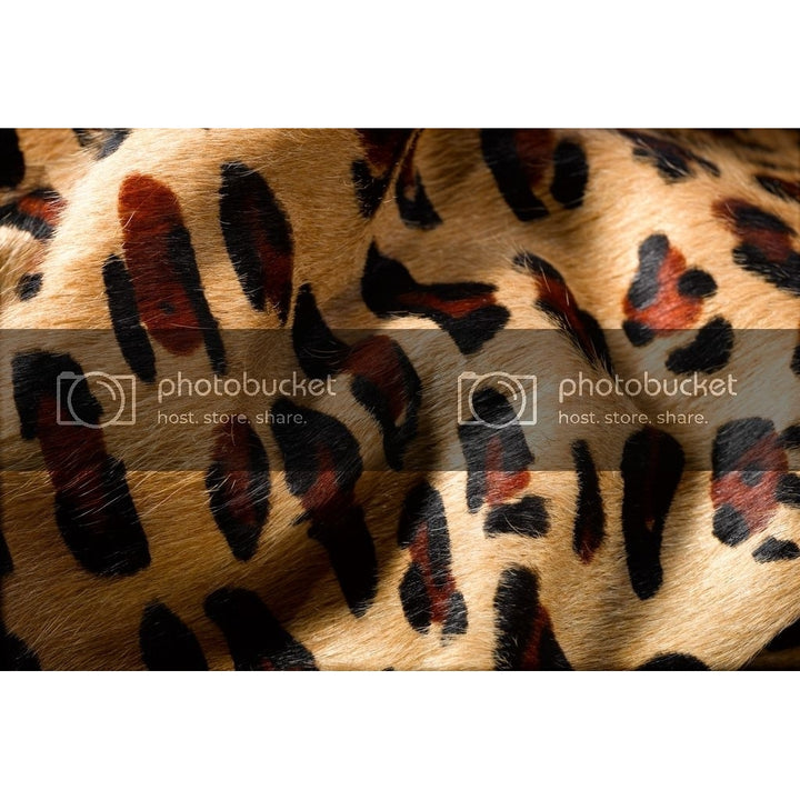 TOGO Cowhide Rug 6 x 7 Leopard Pattern Animal Print Area Rug Image 2