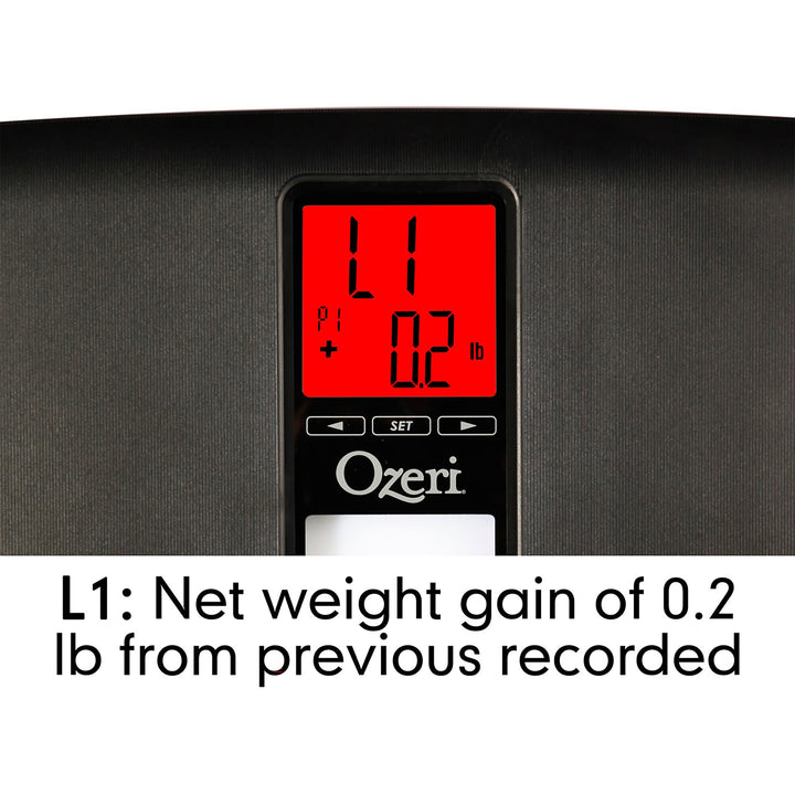 Ozeri WeightMaster II Body Weight Scale 440 lbs with BMI Weight Change Detection Image 4