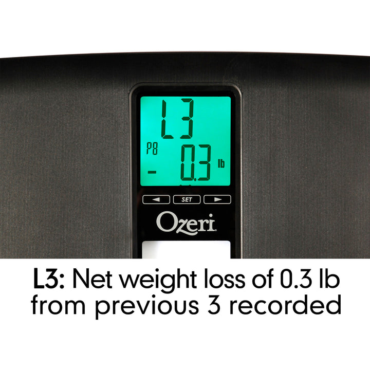 Ozeri WeightMaster II Body Weight Scale 440 lbs with BMI Weight Change Detection Image 5