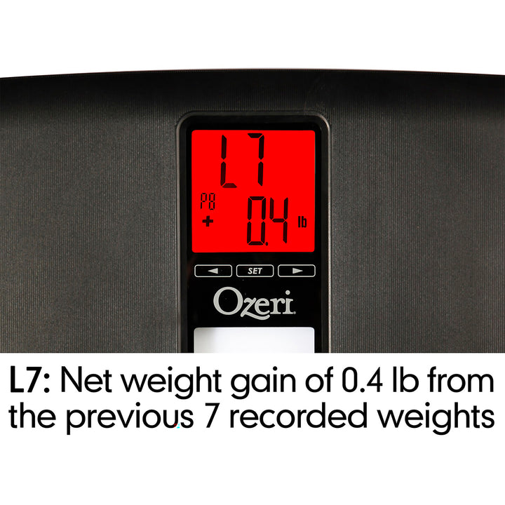 Ozeri WeightMaster II Body Weight Scale 440 lbs with BMI Weight Change Detection Image 6