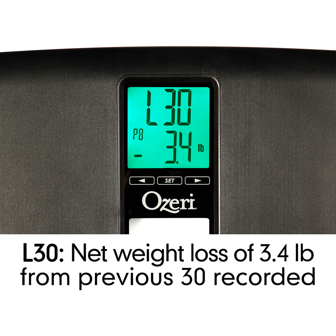 Ozeri WeightMaster II Body Weight Scale 440 lbs with BMI Weight Change Detection Image 7