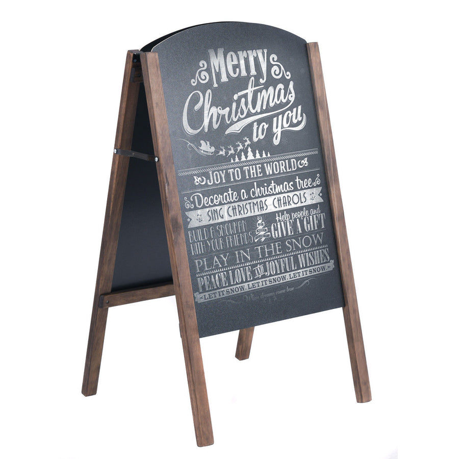 40 Wood A-Frame Chalkboard Sign Menu Board Sidewalk Wedding Signage Image 1