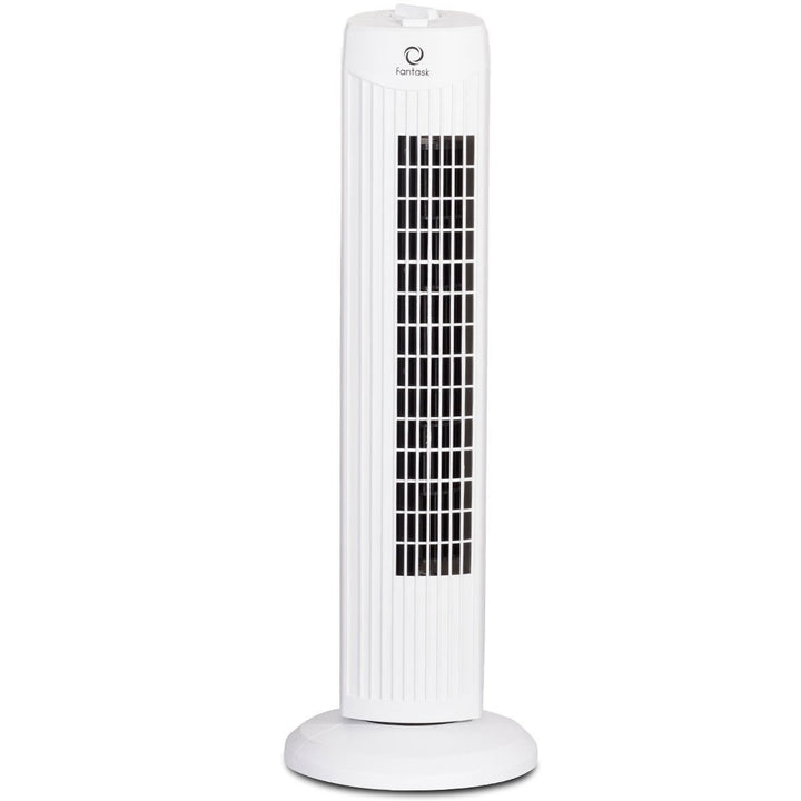 Fantask 35W 28Oscillating Tower Fan 3 Wind Speed Quiet Bladeless Cooling Room Image 1