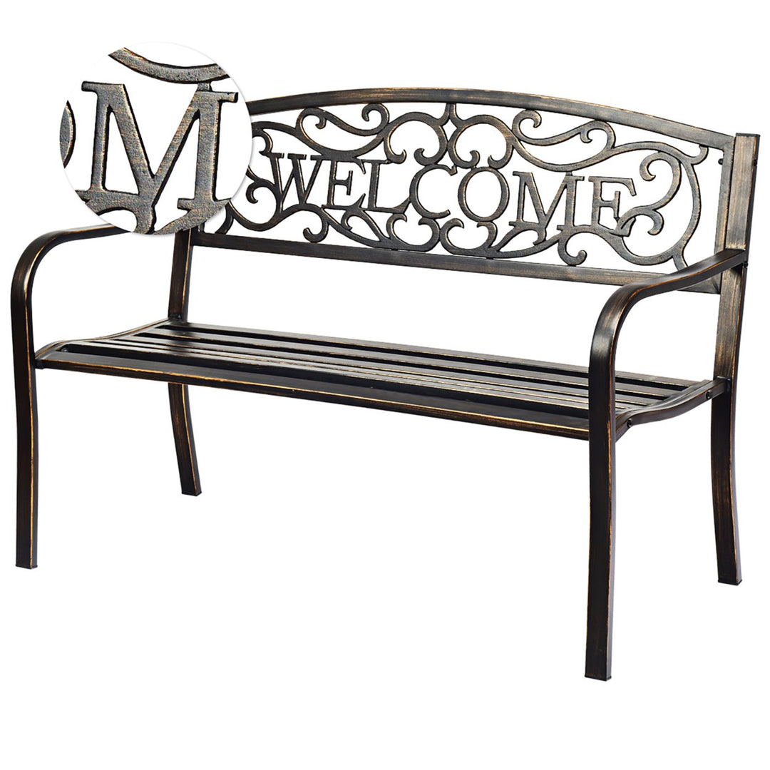 Garden Bench Outdoor Furniture Porch Path Loveseat Chair Image 1