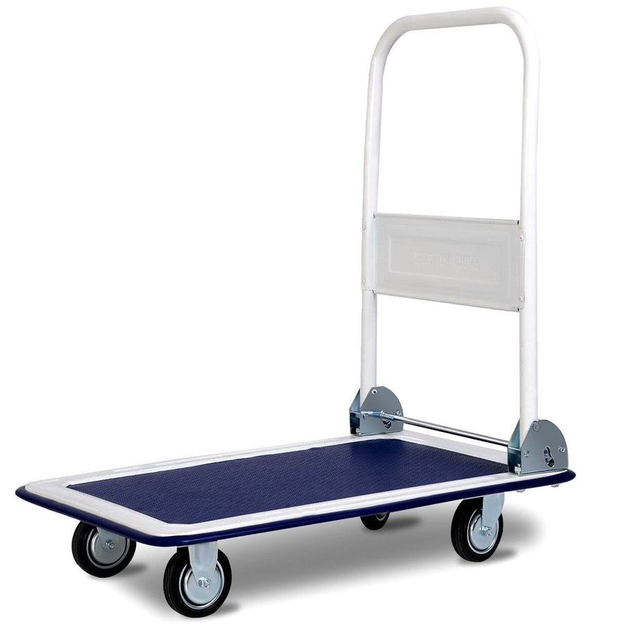 330lbs Platform Cart Dolly Foldable Push Hand iron Image 1