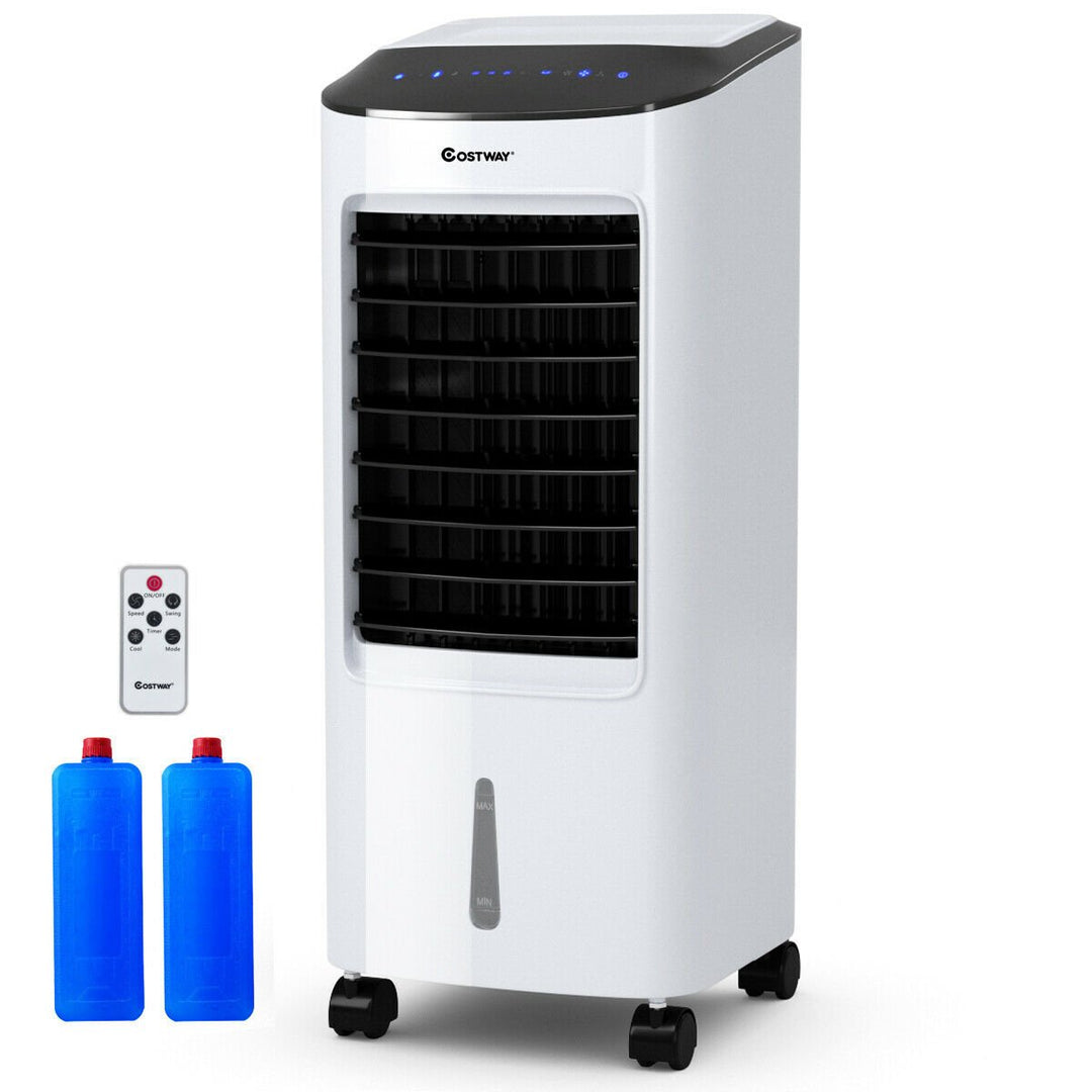 Evaporative Portable Air Cooler Fan and Humidifier with Filter Remote Control Image 1