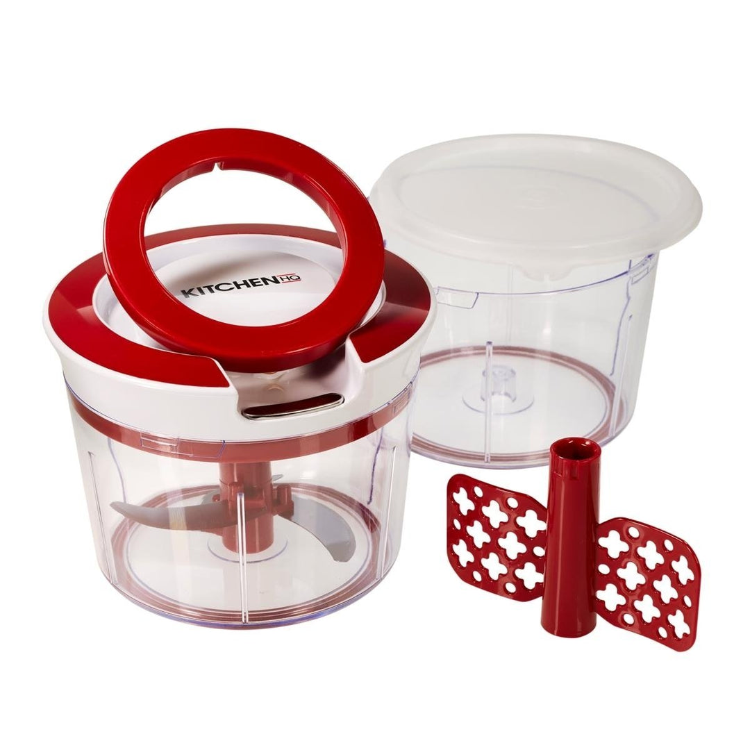 HQ Mighty Prep Chopper and Whipper with Extra Bowl and Lid Model 673-137 Image 5