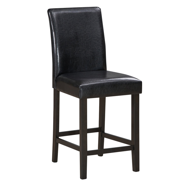 Set of 4 Bar Stools 25inch Counter Height Barstool Pub Chair w/Rubber Wood Legs Image 7