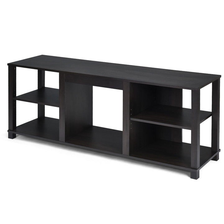 2-Tier TV Stand Storage Cabinet Console Adjustable Shelves Living Room UP TO 65" Image 1