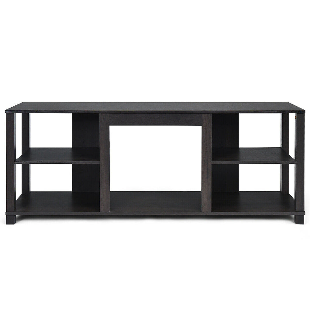 2-Tier TV Stand Storage Cabinet Console Adjustable Shelves Living Room UP TO 65" Image 10