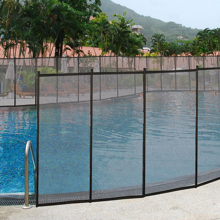 4x48 In-Ground Swimming Pool Safety Fence Section 4 Set 4x12 Image 1