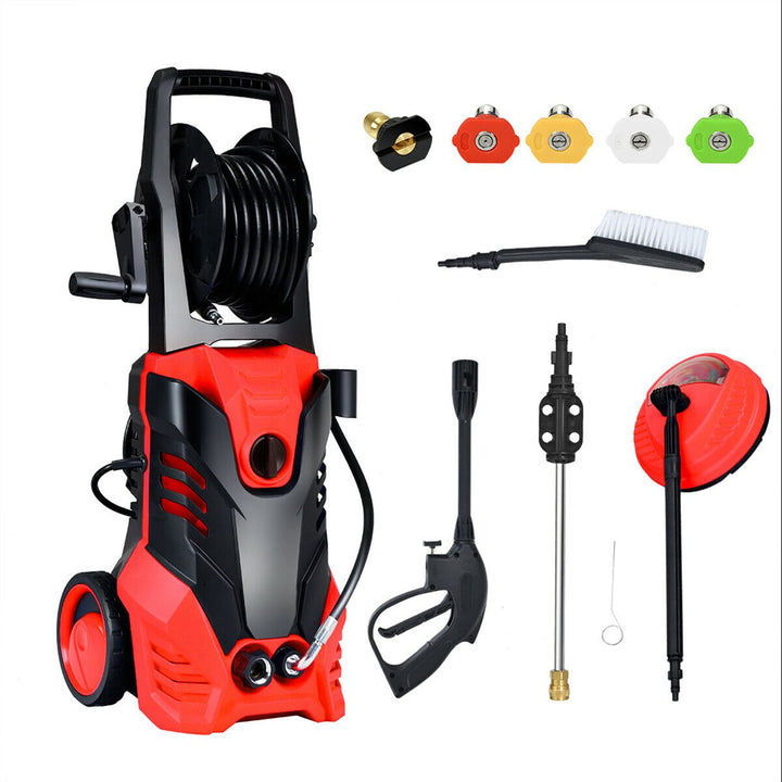 3000PSI Electric High Pressure Washer Machine 2 GPM 2000W w/ Deck Patio Cleaner Image 1