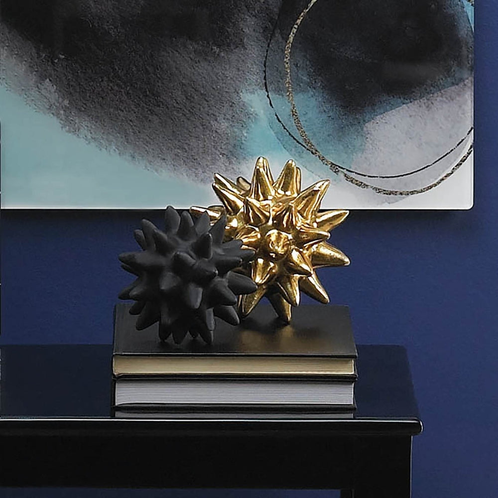 STORICO GOLD AND BLACK SPIKE SCULPTURES Image 2