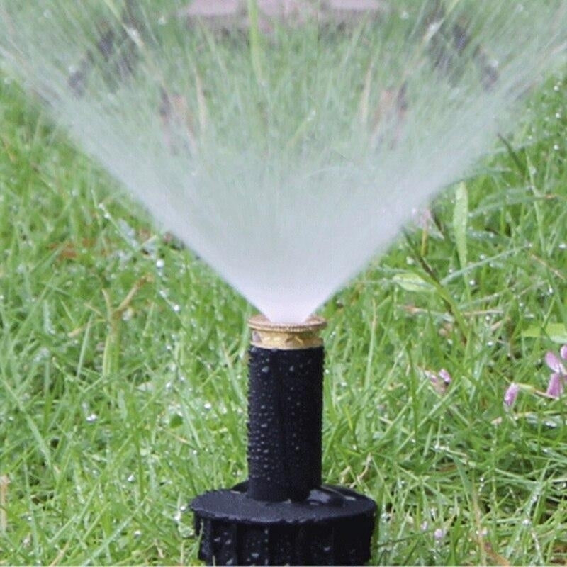 Pop up Sprinklers Plastic Lawn Watering Sprinkler Head Adjustable Garden Spray Nozzle 1,2" Female Thread 2 Pc Image 5