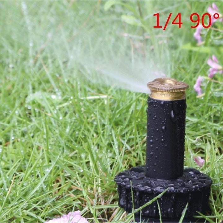 Pop up Sprinklers Plastic Lawn Watering Sprinkler Head Adjustable Garden Spray Nozzle 1,2" Female Thread 2 Pc Image 9