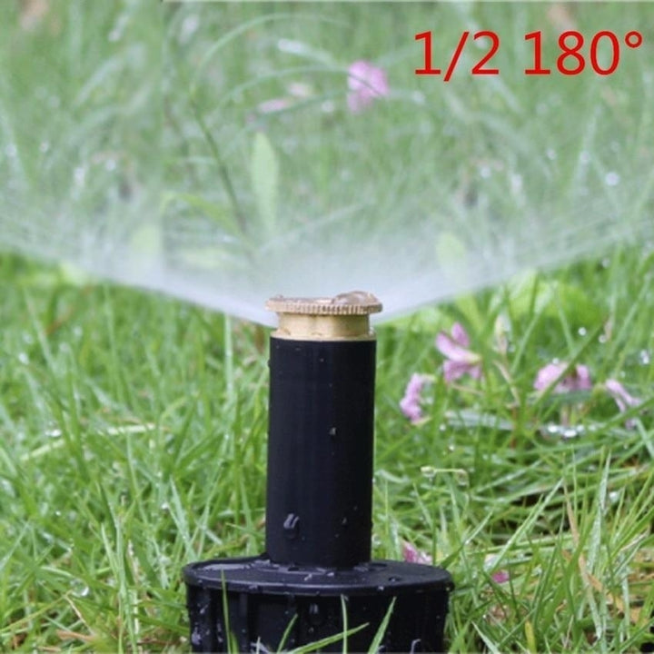 Pop up Sprinklers Plastic Lawn Watering Sprinkler Head Adjustable Garden Spray Nozzle 1,2" Female Thread 2 Pc Image 10