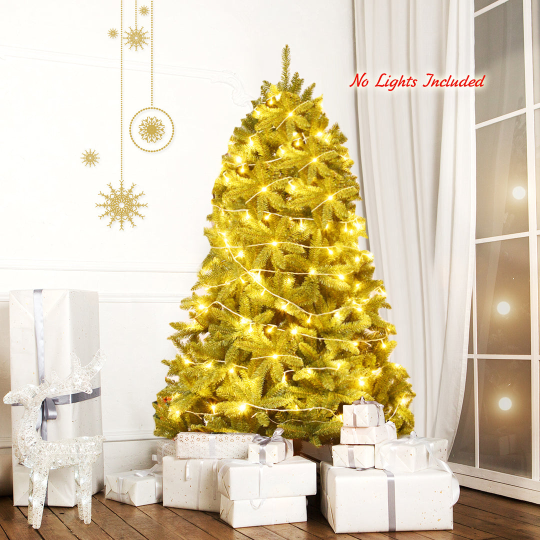 6ft Artificial Christmas Fir Tree w/ 1250 Premium Hinged Branch Tips Image 3